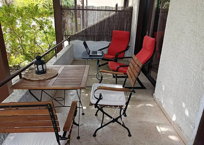 Near The Aparment With Garden