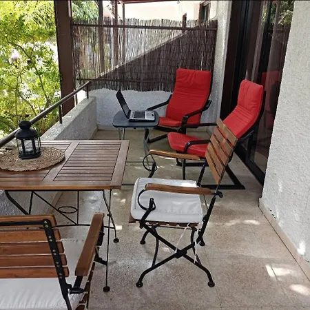 Near The Aparment With Garden